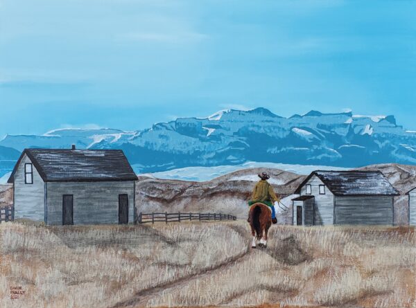 Carter Mountain — original painting by Daron Fraley