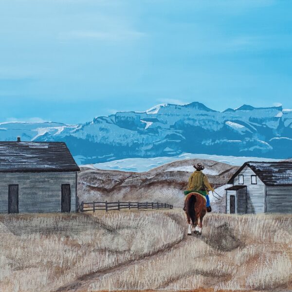 Carter Mountain — original painting by Daron Fraley