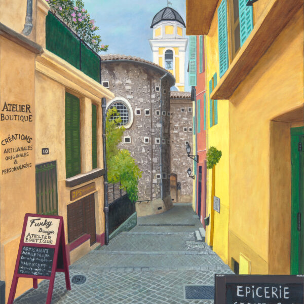 Villefranche-sur-Mer — original painting by Daron Fraley