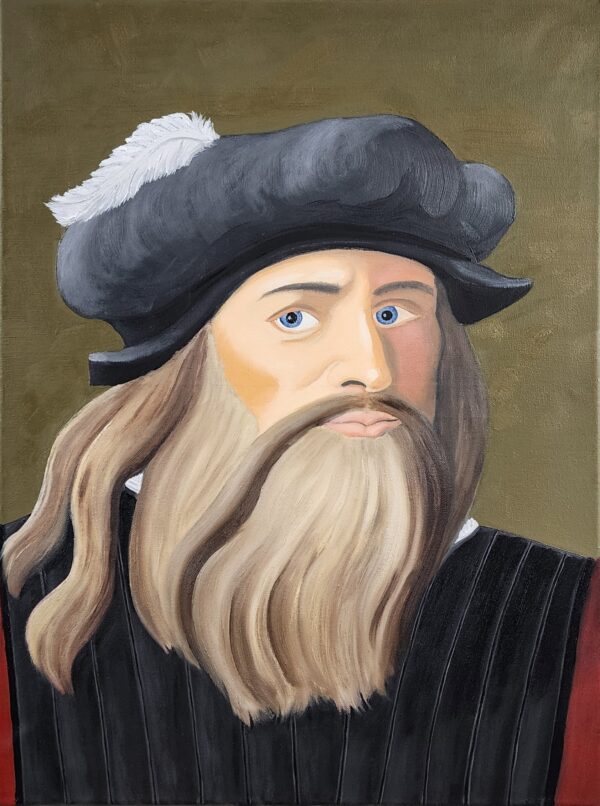 Renaissance Man — original painting by Daron Fraley