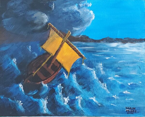 Stormy Voyage — original painting by Daron Fraley