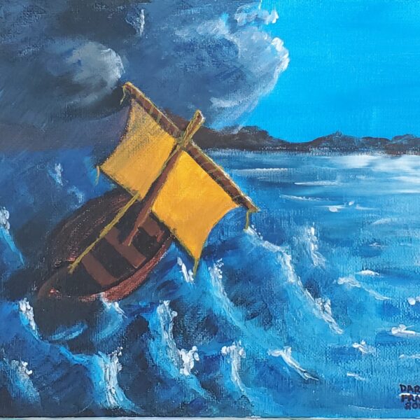 Stormy Voyage — original painting by Daron Fraley