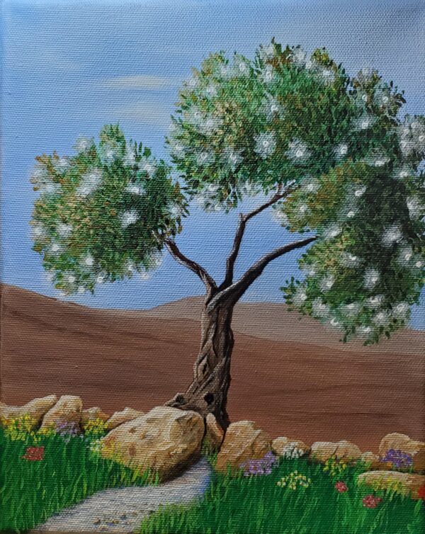 auto draft Tree of Life — original painting by Daron Fraley